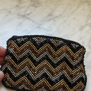 Neiman Marcus Vintage small sequin bag New in original box